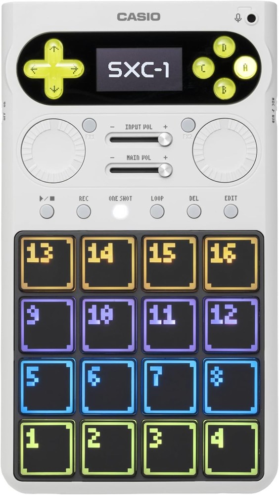 Casio SXC-1 Portable Standalone Sampler 16 Pads 64GB Digital Japan New