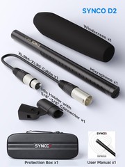XLR Shotgun Microphone for DSLR, Camcorder, PC & Smartphone Video Recording