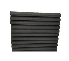 10 pcs 12″x12″x1″ Acoustic Foam Black Panel Tiles Wall Record Studio Sound Proof