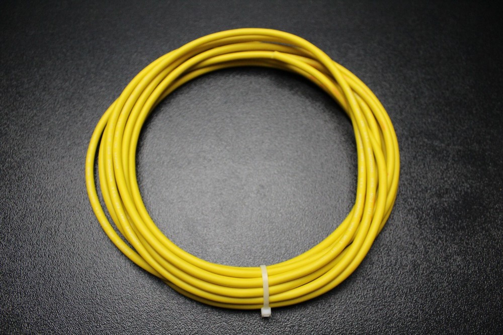 MICROPHONE CABLE YELLOW 10 FT WIRE SHEILDED 100% COPPER NOISE FREE MIC CORD