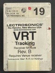 Lectrosonics VRT Tracking Modules Block 19 (486.4 – 511.9 MHz.) w Clip