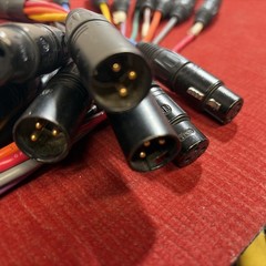 8PR24 8 Channel Digital Audio Snake Cable Black – (5 Feet)