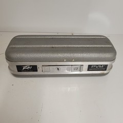 Vintage Peavey Microphone Hard Shell Protective Case Only Gray W/ Foam No Key