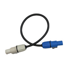 1.5′ ft, PowerCon In to PowerCon Out, 16AWG Power Extension Jumper Cable