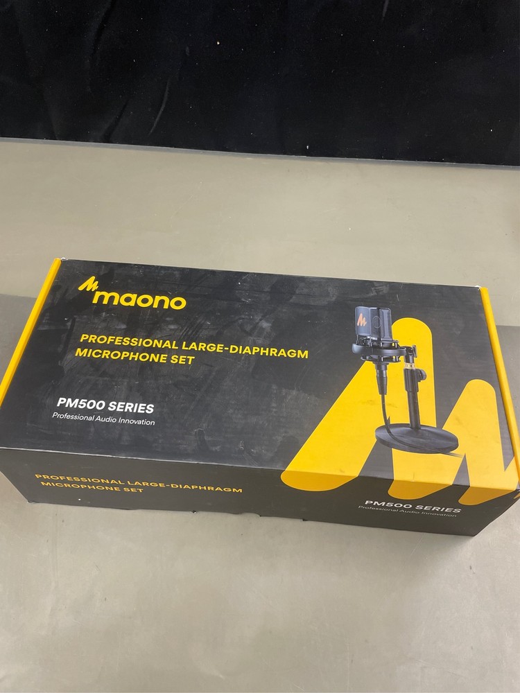 MAONO XLR Condenser Microphone with 34mm Large Diaphragm, Professional Cardioid