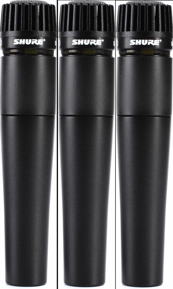 (3) New Shure SM57 Instrument/Vocal Mic Authorised Dealer Beware of Fakes!