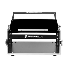 PRORECK 10U 20″ Slant Mixer Rack Case Plywood Road Case DJ Audio Gear