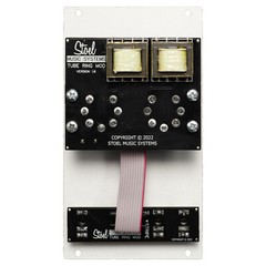 Vacuum Tube Ring Mod Eurorack Module Synth, Dark Mode (Black) Stoel Music System