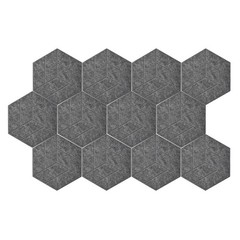PATIKIL 12 Pack Acoustic Panels 12″x10″ Self Adhesive Soundproof Wall Tiles