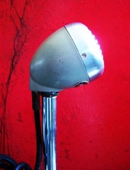 Vintage RARE 1950’s Shure 440 dynamic microphone Hi Z harp mic 99B86 520SL 707A