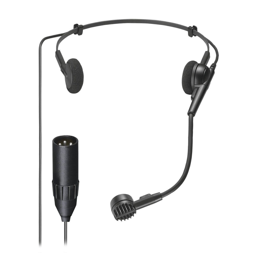 Audio-Technica PRO8HEX Hypercardioid Dynamic Headworn Mic, XLR Connector