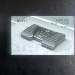 JOYO Wireless Page Turner Pedal Rechargeable Bluetooth Foot Pedal iPad Tablet