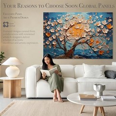 Acoustical Wall Panels Art Acoustic Panels, Decorative 72 X 48 Inches Canvas