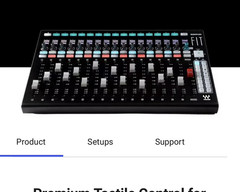 Waves LV1-CONTROL Desktop Control Surface 16-Channel MIDI I/O Faders
