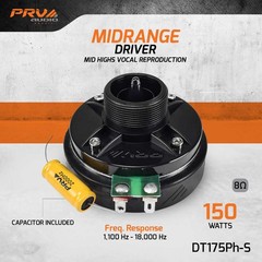PRV Audio DT175Ph-S 1″ EXIT PHENOLIC COMPRESSION DRIVER (Each)
