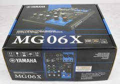 YAMAHA MG06X 6Ch Mixing Console Analog Mixer w/tracking New