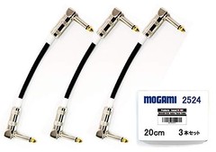 Sound MOMO Guitar Patch Cable P1LL [MOGAMI 2524] Black 20cm