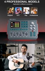 M16 Professional Live Streaming Sound Card, Podcast Audio Interfaces Equipments