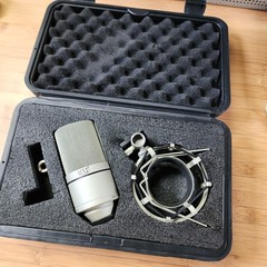 MXL 990 Condenser Wired Professional Microphone with Shock Mount and Case