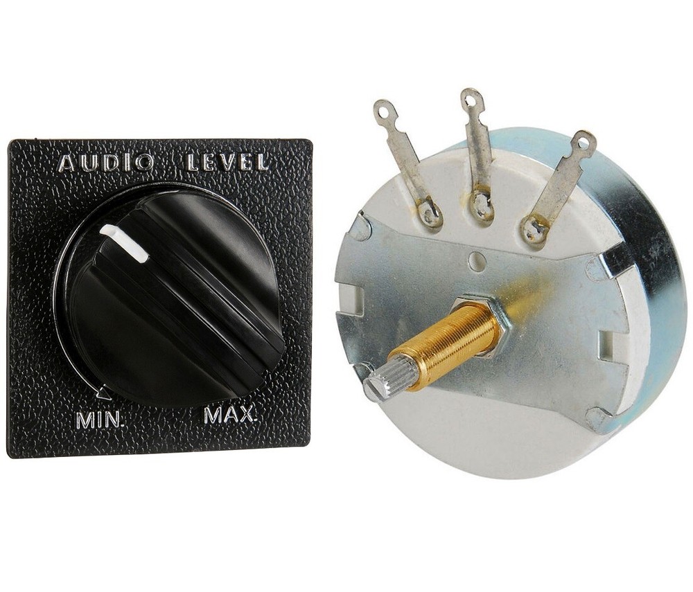 Speaker L-Pad 100W 8-Ohm Mono Audio Volume Control Level Adjustment 1″ Shaft