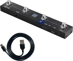 Chocolate plus Wireless Page Turner Pedal MIDI Foot Controller 4 Buttons