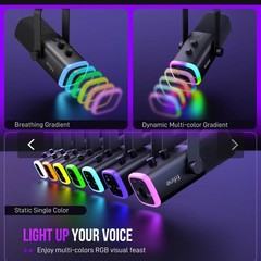 FIFINE AM8 Dynamic Microphone for Streaming Podcast PC Gaming PS4/5