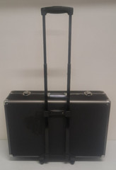 Aluminum Equipment Utility Storage Hard-Case On Wheels W/Handle Camera Tools