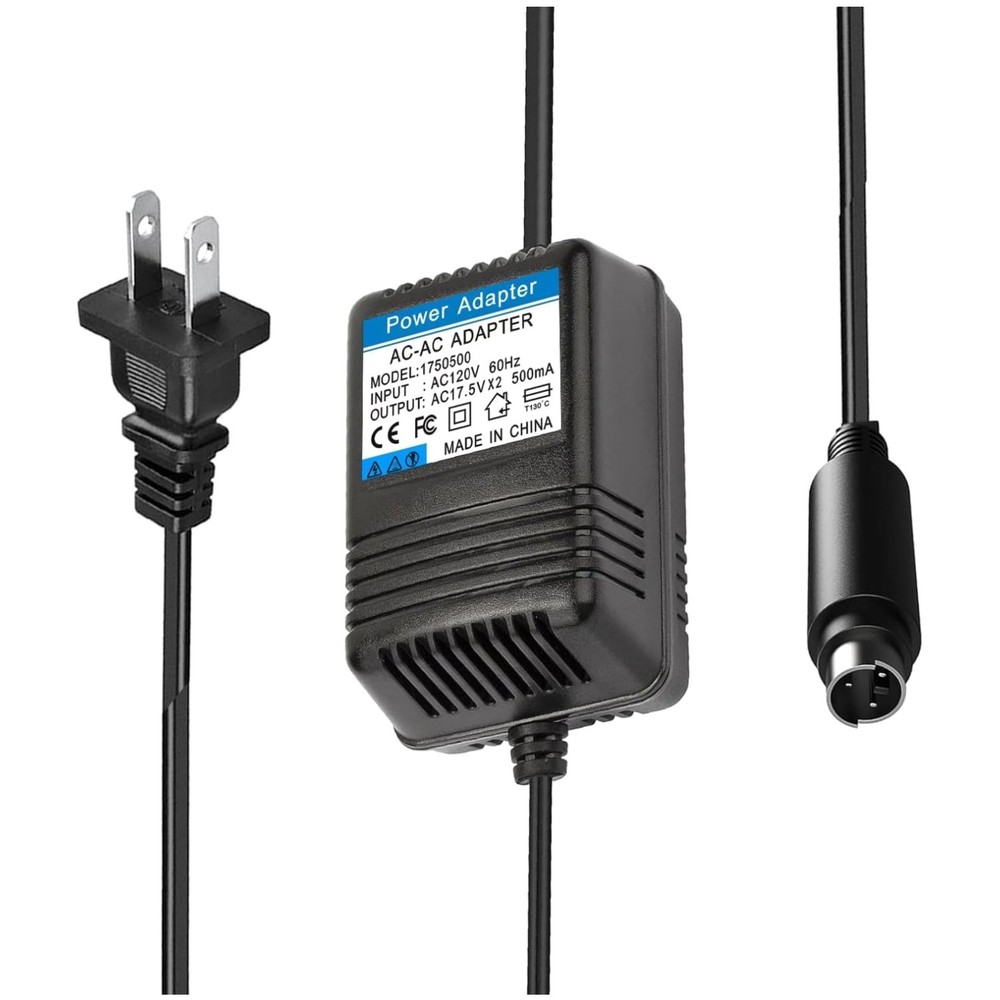 Replacement 17.5VX2 500mA Power Adapter for Behringer Mixers