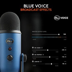 Logitech Yeti Condenser Cardioid Microphone – Blue [COMPLETE IN-BOX]