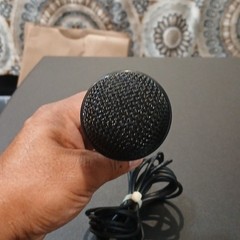 ION Handheld/Stand-Held Microphone Model ION On/Off Switch Wired 1/4″ Jack Black
