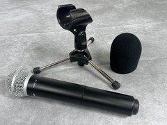 Shure BLX2 PG58 H9 Wireless Handheld Mic Transmitter 512-542MHz Stand Bundle