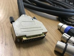 Cordial Multicore Digital CMD 8 RES/EBU 8x2x0x.19 D-Sub to XLR Female 8way Cable