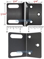 New Rack Mounting Ears 1.2″ x 1.7″ x 1.1″ For 19″ 1U Multiplexers