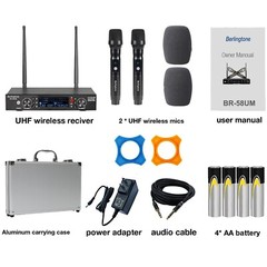 Berlingtone BR-58UM UHF Professional Wireless Microphone systems, 120- Channel