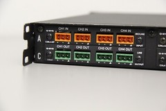 QSC Q-SYS I/O Frame Type2 Network Interface With 2 CIML4-HP Cards & 2 COL4 Cards