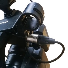 Locking 3.5mm XLR Cable Compatible with Saramonic BOYA Comica, Black