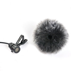 5 Packs Lavalier Microphone Wind Screen Furry Muffs Diameter 1Cm Fits Most Lapel