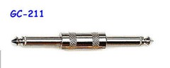 1/4″ Mono TS Male to Male Audio Gender Changer Adapter, CablesOnline GC-211