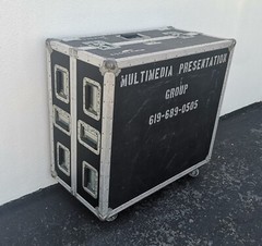 Black Anvil ATA Flight Road Case 38.5″x37.5″x19.75″ W/Casters Local PU LA (#9)