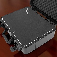 CM 17 Inch Audio Mixer Carrying Case fits Behringer Xenyx 1202fx Mixer and More