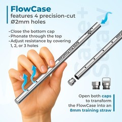 AirVō Pro Singing Straw Vocal Trainer Tool for Singers – Vocal Warmups, Breat…