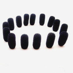 15 Pack Mini Lavalier Foam Cover Windscreen for Countryman E6 and Other Headset