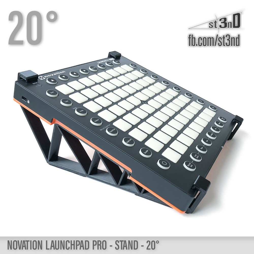 NOVATION LAUNCHPAD PRO STAND – 20 degrees – 3D printed – 100% Buyer satisfaction