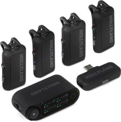 Hollyland Lark Max 2 Combo 4-person Digital Wireless Microphone System – 2.4GHz