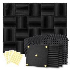 12 Pack Acoustic Foam Panels 1 X 12 X 12inch Soundproofing Noise Cancelling1274
