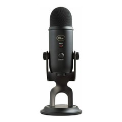 Blue Microphones Yeti (Blackout) Professional Multi-Pattern USB Mic Bundle
