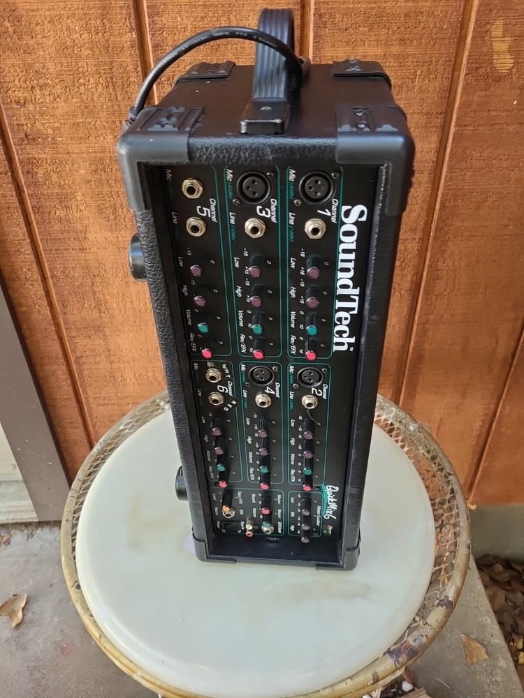 Quick Mix 6 Soundtech QM6200 PROFESSIONAL AUDIO Sound Mixer System