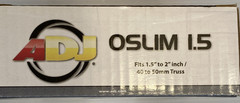 LOT OF 2 – ADJ Products OSLIM Slim OCLAMPS 1.5″ or 2″ | New In Box