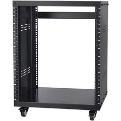 12U AV Rack Stand Steel 20.1 X 27.6 X 20.1 In. Network Stereo Recording Studio R