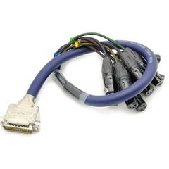 6.56ft DB25 to XLR Female Snake Cable, DB25 Male to 8 Channel XLR 3Pin Female…